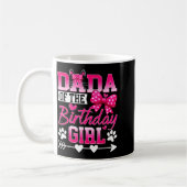 Dada Of The Birthday Girl Cat Kitty Family Matchin コーヒーマグカップ (左)