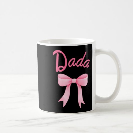 Dada Of The Birthday Girl Nk Coquette Bow Family M コーヒーマグカップ (右)