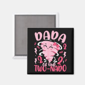 Dada of the two-nado tornado themed 2nd birthday マグネット (正面/裏面)