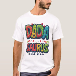 DADA SAURUS Tシャツ – 恐竜おもしろいパパシャツ
