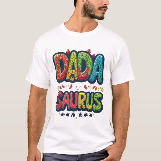 DADA SAURUS Tシャツ – 恐竜おもしろいパパシャツ