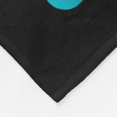 Dada Shark Wearing Cool Sungles Daddy  フリースブランケット (角)