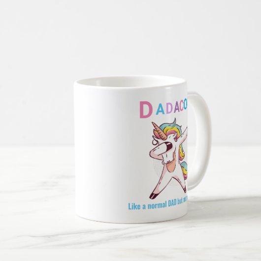 DADacorn通常のパパのように、より魔法!おもしろい コーヒーマグカップ (正面右)