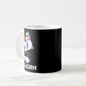 Dadacorn - ユニコーンの父とByby  おもしろい コーヒーマグカップ (正面左)