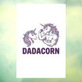 Dadacorn Funny Unicorn Dad Vector Shirt Design_1 ウィンドウサイン (シート3)