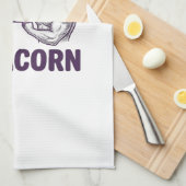 Dadacorn Funny Unicorn Dad Vector Shirt Design_1 キッチンタオル (四つ折り)