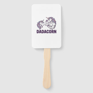 Dadacorn Funny Unicorn Dad Vector Shirt Design_1 ハンドファン