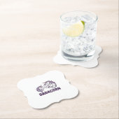 Dadacorn Funny Unicorn Dad Vector Shirt Design_1 ペーパーコースター (インサイチュ)