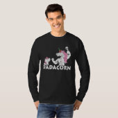 Dadacorn Unicorn Dad Daughter Fathers Day Matching Tシャツ (正面フル)
