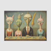 Dadaist, surrealist. Only money in the end. 薄葉紙 (正面)