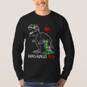Dadasaurus Rex Autism Awareness Jigsaw Puzzle Prou Tシャツ (正面)
