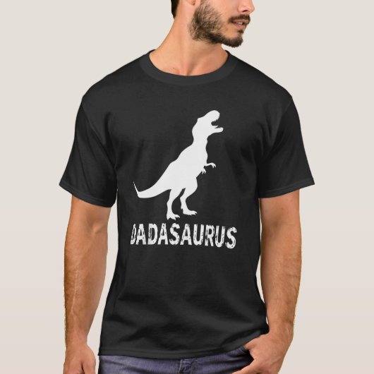 DADASAURUS T-レックスTシャツ - 最高の父の日ギフト Tシャツ (正面)