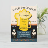 Dadchelorのパーティの招待状 招待状 (スタンド正面)