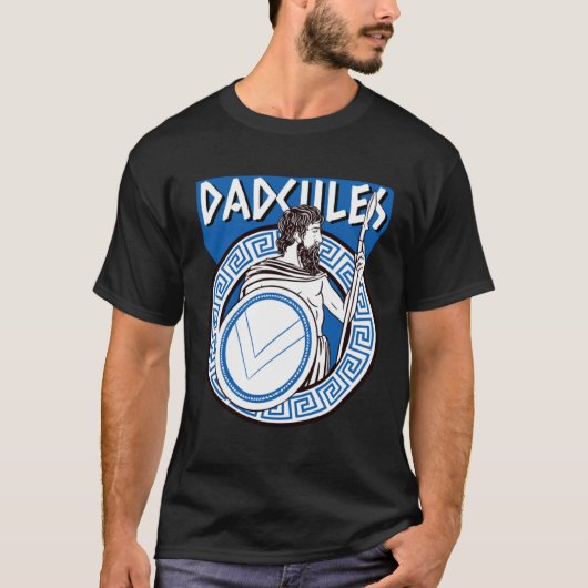 Dadcules Greek Dad for Greeks for Father s Day Tシャツ (正面)
