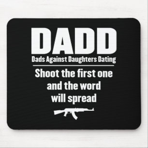 dadd -おもしろいな娘の日付を記入することに対するパパ マウスパッド
