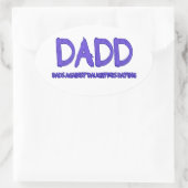 DADD 楕円形シール (バッグ)
