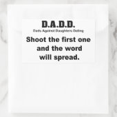 DADD Toolboxデカール 長方形シール (バッグ)