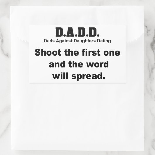 DADD Toolboxデカール 長方形シール (バッグ)