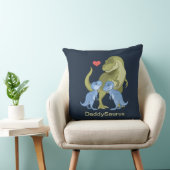 DaddSaurus T-レックス&ツイン男の赤ちゃん恐竜投げP クッション (椅子)