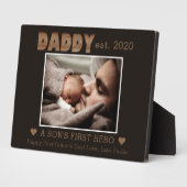 DaddyがSon's First Hero Name Photoを設立 フォトプラーク (側面)