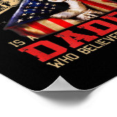 DADDYである素晴らしすべての郵便労働者の後ろに ポスター (角)