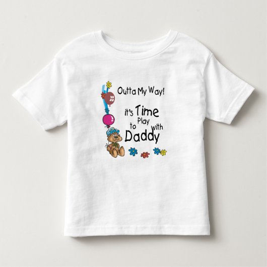 Daddyと遊の時間2 トドラーTシャツ (正面)