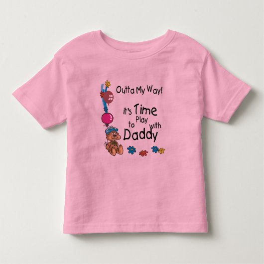Daddyと遊の時間2 トドラーTシャツ (正面)