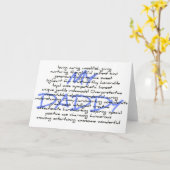 Daddyのシノニム カード (黄色い花)