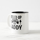 dADDYまで平準化 ツートーンマグカップ (正面左)