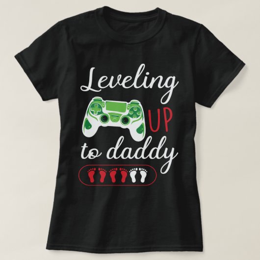 DADDYゲームにレベリング Tシャツ (デザイン正面)