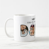 DADDYドーターことわざ5フォトコラージュ コーヒーマグカップ (左)