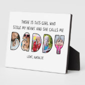 DADDYドーターことわざ5フォトコラージュ フォトプラーク (側面)