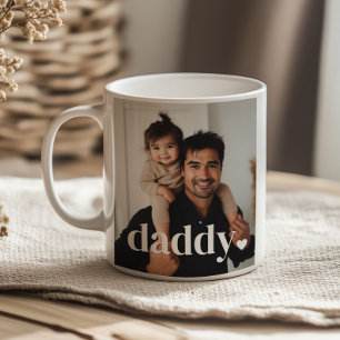 Daddyハート – ファースト・ファーザーの日写真 コーヒーマグカップ