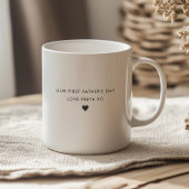 Daddyハート – ファースト・ファーザーの日写真 コーヒーマグカップ