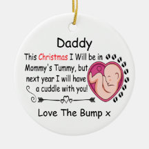 Daddyパーソナライズされた To Be from Bump 1stクリスマス
