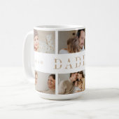 DADDYフォトパーソナライズされたマグカップ | 父の日贈り物 コーヒーマグカップ (正面左)