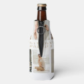 DADDYフォトビールギフトパーソナライズされたビールギフトクール2018 ボトルクーラー (ボトル裏面)