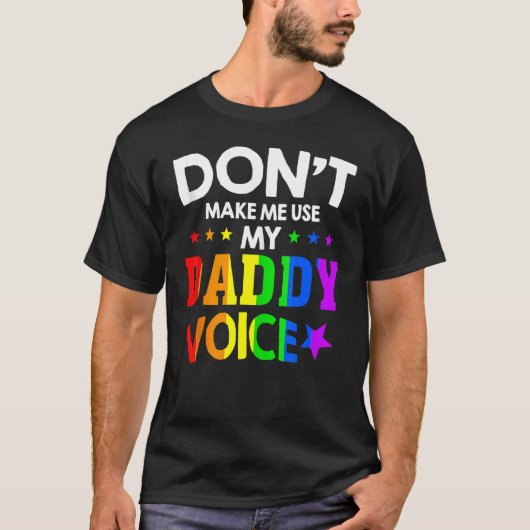 Daddyボイスゲイベアプライド Tシャツ (正面)