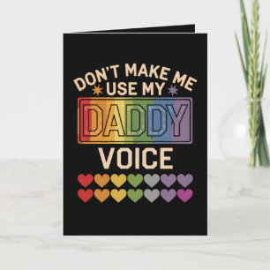 Daddyボイスゲイレインボープライド カード