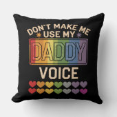 Daddyボイスゲイレインボープライド クッション (正面)