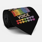 Daddyボイスゲイレインボープライド ネクタイ (ロール)