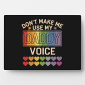 Daddyボイスゲイレインボープライド フォトプラーク (正面)