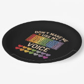 Daddyボイスゲイレインボープライド ペーパープレート (アングル)