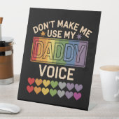 Daddyボイスゲイレインボープライド 台座サイン (インサイチュ)