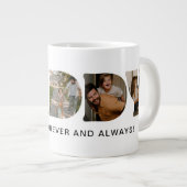 DADDYレターフォトコラージュ父の日 ジャンボコーヒーマグカップ (正面右)