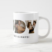 DADDYレターフォトコラージュ父の日 ジャンボコーヒーマグカップ (右)