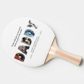 DADDY写真エレガントコラージュお父さんの日 卓球ラケット (横)