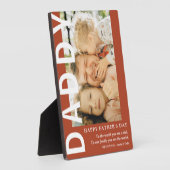 DADDY写真モダン&引用文父の日 フォトプラーク (側面)