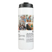 Daddy定パーソナライズされた義6フォトコラージュ タンブラー (正面)