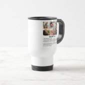 Daddy定パーソナライズされた義6フォトコラージュ トラベルマグ (正面右)